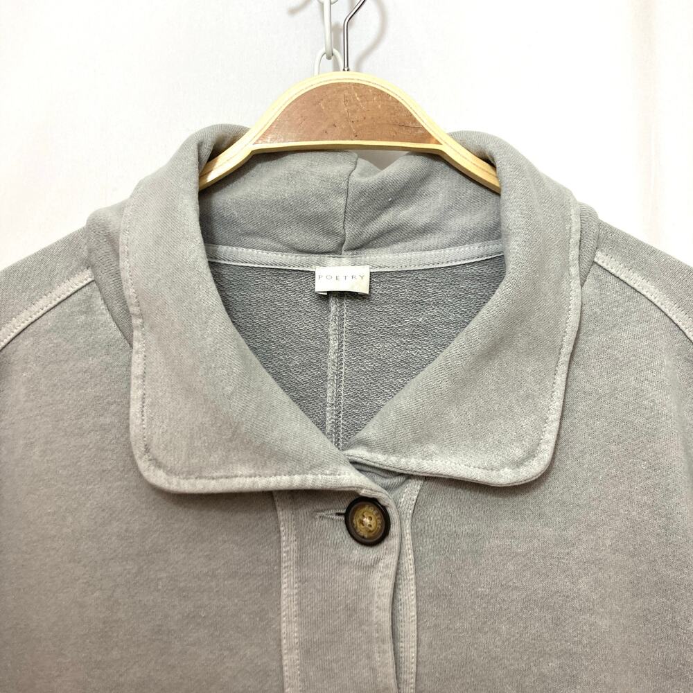 Poetry Gray Button-Front Jacket - Picture 4 of 10